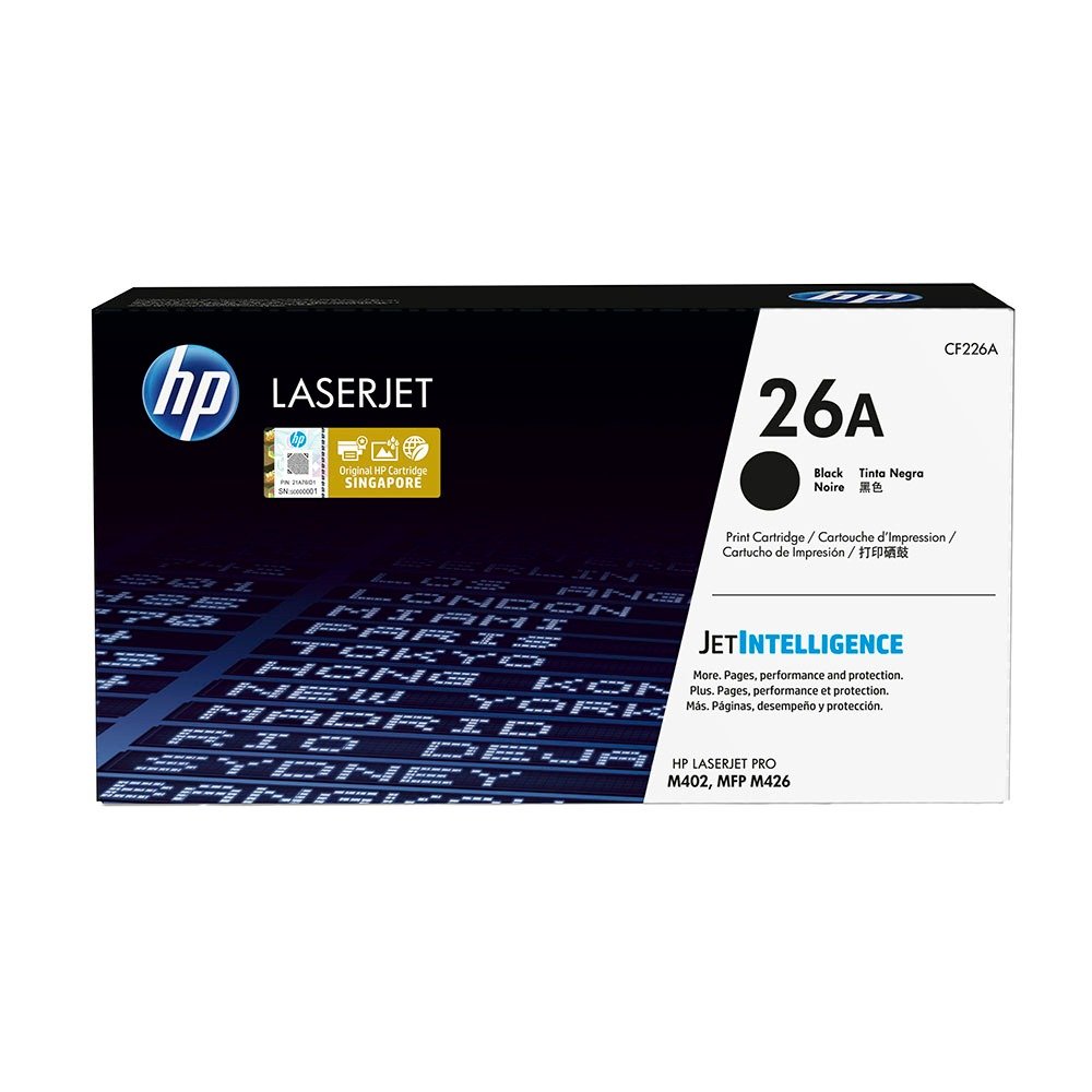HP 26A Noir (CF226A) - Toner HP LaserJet d'origine Marrakech Maroc