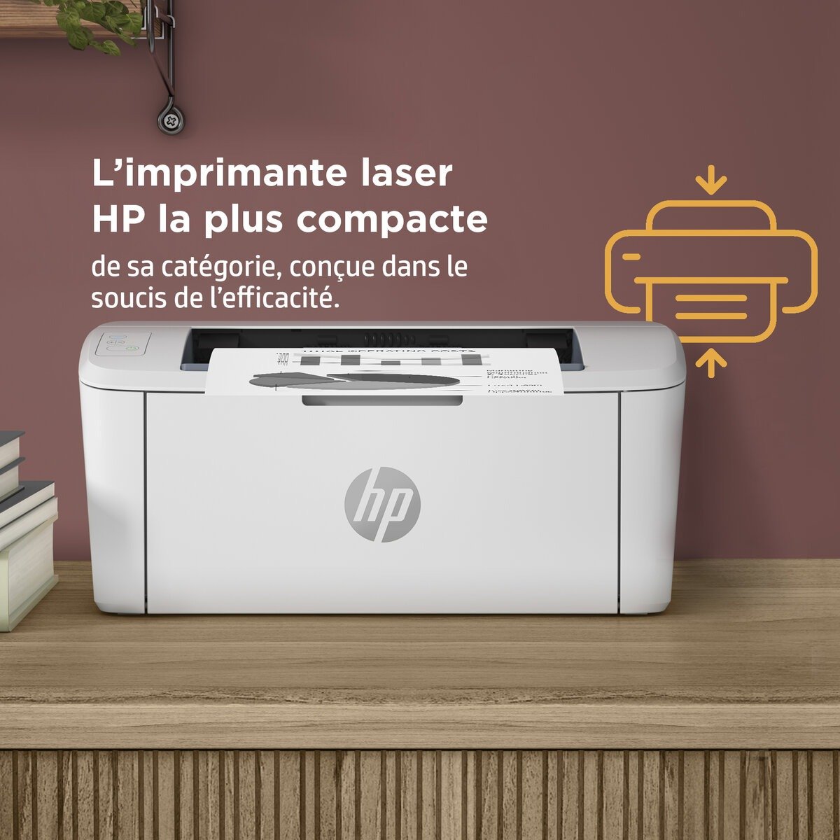 Spécifications principales LaserJet Noir Vitesse d'impression Jusqu'à 20 ppm1 Impression portable Oui Utilisation sur réseau Non Présentation du produit Une imprimante laser adaptée à votre espace et votre budget, sans compromis sur la qualité et l’efficacité. Bénéficiez d’une impression rapide avec la plus petite imprimante laser HP de sa catégorie2, et gagnez du temps avec l’application HP Smart3,4. Vous pouvez compter sur une impression laser de qualité professionnelle et une configuration transparente. Imprimante avec sécurité dynamique Certaines imprimantes HP ont été conçues pour fonctionner uniquement avec des cartouches disposant d'une puce ou d'un circuit électronique HP neuf ou réutilisé. Ces imprimantes sont équipées d’un dispositif de sécurité dynamique pour bloquer les cartouches utilisant une puce ou un circuit électronique non-HP. Les mises à jour périodiques du micrologiciel permettent d’assurer l'efficacité de ces mesures et bloquent les cartouches qui fonctionnaient auparavant. Les puces et circuits électroniques HP réutilisés permettent d'utiliser des cartouches réutilisées, reconditionnées ou recyclées. http://www.hp.com/learn/ds La plus petite imprimante laser HP de sa catégorie L'imprimante laser HP la plus petite de sa catégorie2 conçue pour offrir d’excellentes performances. La productivité depuis votre téléphone Bénéficiez d’une numérisation de haute qualité, et partagez sur Dropbox, Google Drive ou le cloud, depuis votre téléphone grâce à l’application HP Smart.3 Qualité et confort dignes de confiance Bénéficiez d'une impression toujours d’excellente qualité avec une petite imprimante laser, en utilisant les cartouches de toner HP LaserJet. Contribuer à préserver les ressources sans sacrifier les performances Technologie intelligente HP Auto-On/Off qui laisse votre imprimante allumée uniquement lorsqu’elle est utilisée.5 Spécifications principales Taille réduite. De grandes performances. Une impression rapide Taille réduite. De grandes performances. Une LaserJet tellement compacte qu'elle peut tenir quasiment n'importe où. Une impression rapide Bénéficiez de vitesses d’impression allant jusqu’à 21/20 ppm. Configuration harmonieuse Qualité laser légendaire Configuration harmonieuse Démarrez rapidement avec une configuration simple qui vous guide à travers chaque étape, grâce à l'application HP Smart. Qualité laser légendaire Cette imprimante laser étonnamment compacte offre une qualité exceptionnelle, page après page. Numérisation incroyable, désormais sur votre smartphone Une impression devenue plus productive Numérisation incroyable, désormais sur votre smartphone Numérisez en haute qualité vers Dropbox, Google Drive ou le cloud depuis votre smartphone avec l’application HP Smart. Une impression devenue plus productive Accédez et imprimez rapidement vos documents et vos photos sur votre smartphone, depuis Dropbox et Google Drive. Étendez vos possibilités d'impression Connectez votre imprimante avec le port USB Étendez vos possibilités d'impression Profitez pleinement du Wi-Fi et restez connecté sans interruption grâce à la réinitialisation automatique. Connectez votre imprimante avec le port USB Reliez facilement l'imprimante à votre ordinateur via le port USB intégré. Allumée si vous en avez besoin, éteinte sinon Commande aisée Allumée si vous en avez besoin, éteinte sinon Économisez de l'énergie grâce à la technologie HP Auto-On/Auto-Off. Commande aisée Une utilisation simple et rapide avec les boutons LED pour vous guider. Cartouches HP d'origine Toner LaserJet noir HP 150A (~975), W1500A Contenu Contenu de l'emballage Imprimante HP LaserJet M111w Cordon secteur Toner HP LaserJet noir (rendement : 500 pages) Affiche d’installation Guide de référence Guide de garantie ProspectusSpécifications principales LaserJet Noir Vitesse d'impression Jusqu'à 20 ppm1 Impression portable Oui Utilisation sur réseau Non Présentation du produit Une imprimante laser adaptée à votre espace et votre budget, sans compromis sur la qualité et l’efficacité. Bénéficiez d’une impression rapide avec la plus petite imprimante laser HP de sa catégorie2, et gagnez du temps avec l’application HP Smart3,4. Vous pouvez compter sur une impression laser de qualité professionnelle et une configuration transparente. Imprimante avec sécurité dynamique Certaines imprimantes HP ont été conçues pour fonctionner uniquement avec des cartouches disposant d'une puce ou d'un circuit électronique HP neuf ou réutilisé. Ces imprimantes sont équipées d’un dispositif de sécurité dynamique pour bloquer les cartouches utilisant une puce ou un circuit électronique non-HP. Les mises à jour périodiques du micrologiciel permettent d’assurer l'efficacité de ces mesures et bloquent les cartouches qui fonctionnaient auparavant. Les puces et circuits électroniques HP réutilisés permettent d'utiliser des cartouches réutilisées, reconditionnées ou recyclées. http://www.hp.com/learn/ds La plus petite imprimante laser HP de sa catégorie L'imprimante laser HP la plus petite de sa catégorie2 conçue pour offrir d’excellentes performances. La productivité depuis votre téléphone Bénéficiez d’une numérisation de haute qualité, et partagez sur Dropbox, Google Drive ou le cloud, depuis votre téléphone grâce à l’application HP Smart.3 Qualité et confort dignes de confiance Bénéficiez d'une impression toujours d’excellente qualité avec une petite imprimante laser, en utilisant les cartouches de toner HP LaserJet. Contribuer à préserver les ressources sans sacrifier les performances Technologie intelligente HP Auto-On/Off qui laisse votre imprimante allumée uniquement lorsqu’elle est utilisée.5 Spécifications principales Taille réduite. De grandes performances. Une impression rapide Taille réduite. De grandes performances. Une LaserJet tellement compacte qu'elle peut tenir quasiment n'importe où. Une impression rapide Bénéficiez de vitesses d’impression allant jusqu’à 21/20 ppm. Configuration harmonieuse Qualité laser légendaire Configuration harmonieuse Démarrez rapidement avec une configuration simple qui vous guide à travers chaque étape, grâce à l'application HP Smart. Qualité laser légendaire Cette imprimante laser étonnamment compacte offre une qualité exceptionnelle, page après page. Numérisation incroyable, désormais sur votre smartphone Une impression devenue plus productive Numérisation incroyable, désormais sur votre smartphone Numérisez en haute qualité vers Dropbox, Google Drive ou le cloud depuis votre smartphone avec l’application HP Smart. Une impression devenue plus productive Accédez et imprimez rapidement vos documents et vos photos sur votre smartphone, depuis Dropbox et Google Drive. Étendez vos possibilités d'impression Connectez votre imprimante avec le port USB Étendez vos possibilités d'impression Profitez pleinement du Wi-Fi et restez connecté sans interruption grâce à la réinitialisation automatique. Connectez votre imprimante avec le port USB Reliez facilement l'imprimante à votre ordinateur via le port USB intégré. Allumée si vous en avez besoin, éteinte sinon Commande aisée Allumée si vous en avez besoin, éteinte sinon Économisez de l'énergie grâce à la technologie HP Auto-On/Auto-Off. Commande aisée Une utilisation simple et rapide avec les boutons LED pour vous guider. Cartouches HP d'origine Toner LaserJet noir HP 150A (~975), W1500A Contenu Contenu de l'emballage Imprimante HP LaserJet M111w Cordon secteur Toner HP LaserJet noir (rendement : 500 pages) Affiche d’installation Guide de référence Guide de garantie Prospectus