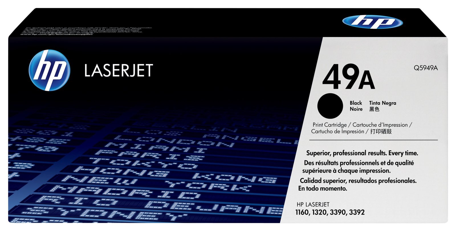 HP 49A Black LaserJet Toner Cartridge - Q5949A Marrakech Maroc