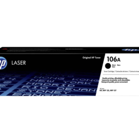 Cartouche toner HP 106A noir d’origine HP (W1106A) pour imprimante LaserJet,